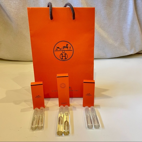 Hermes Accessories Herms Perfume 3 Box 6 Spray Sample Travel 4 06 2